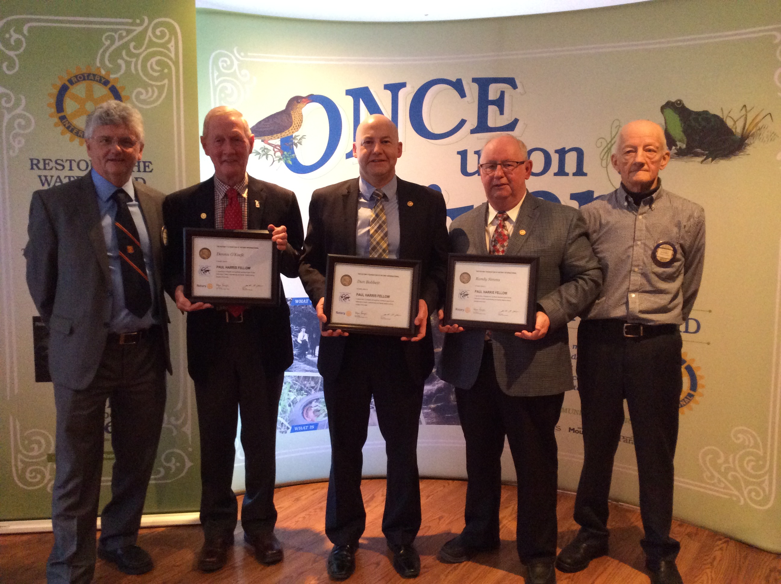 Waterford Valley Rotary Club honours Mayors of Paradise, Mount Pearl and St. John's
