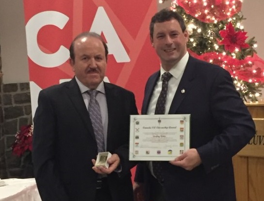 Councillor Willis Canada 150 Award